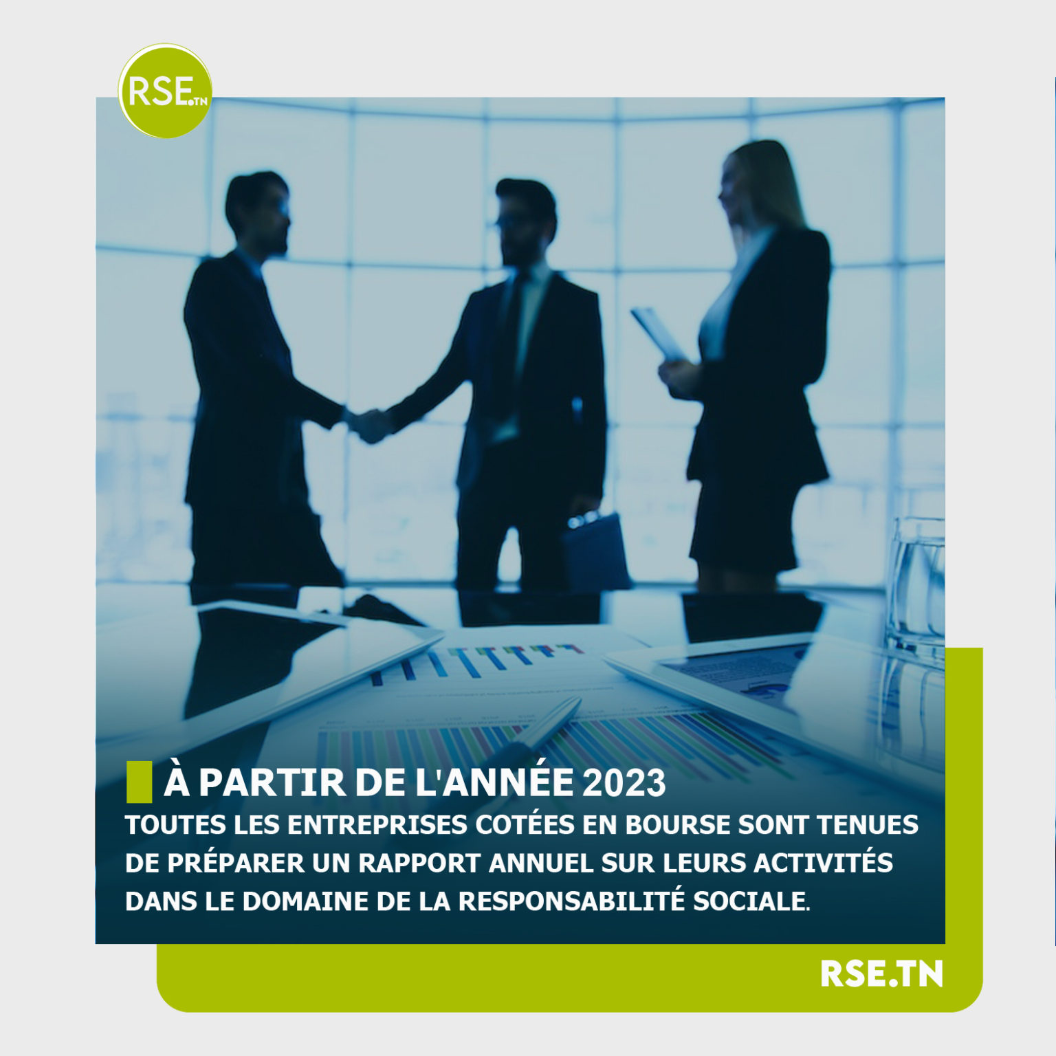 A partir de l'année 2023 les entreprises tunisiennes cotées en bourse ...